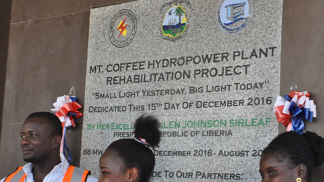 Liberia is spending US$357 million to rehabilitate an 88-megawatt plant. Photo : US Embassy Monrovia