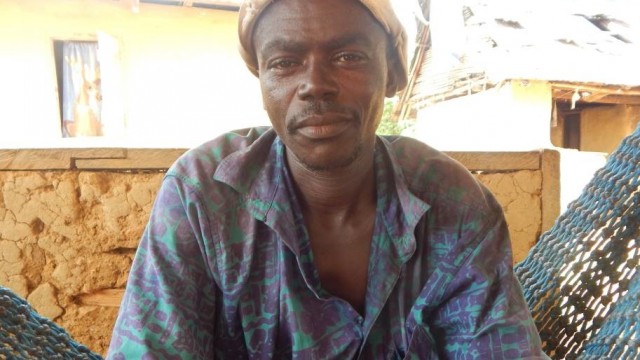 Mustapha Kamara, Gekando Town Chief. Photo: Zeze Ballah 