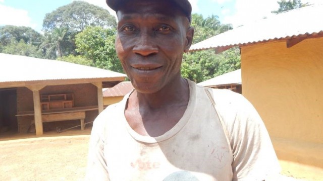 Mohammed Massaley, a resident of Gekando. Photo: Zeze Ballah 