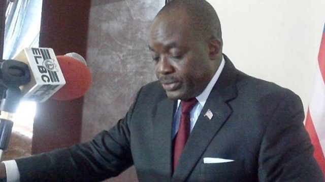Benedict Sannoh, Liberiaâ€™s Justice Minister. Photo: Zeze Ballah