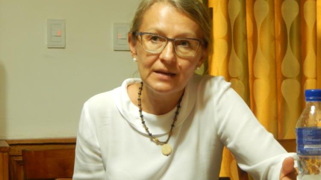 EU Ambassador to Liberia, Tina Intelmann; Photo: Gbatemah Senah