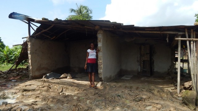 The home of Kpannah Tambah, one of the affected widows in Peter Town, Photo: Gbatemah Senah 