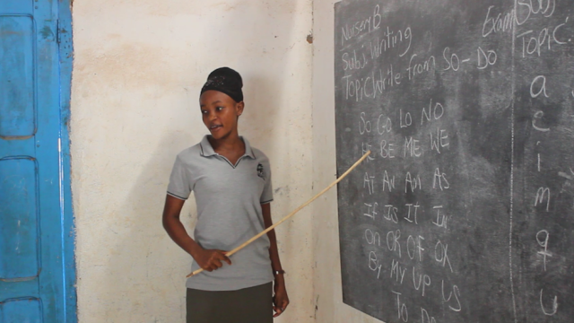 A kindergarten teacher recites â€˜S-O, so, G-O, goâ€™ with her students. Recitation and rote memorization is still a major tool for learning in the country, and that may be contributing to Liberiaâ€™s 43 percent adult literacy rate. Moreover, such means of learning does not build strong critical thinking skills.